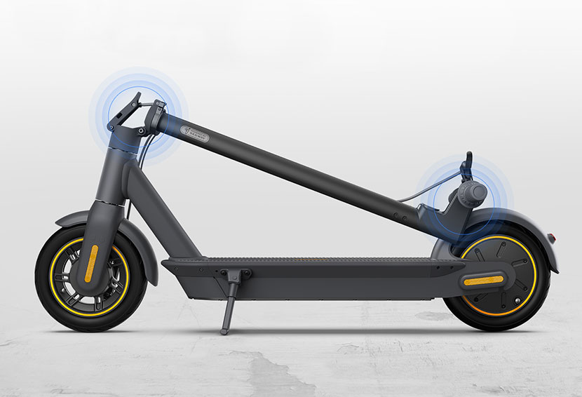 Trottinette électrique Ninebot KickScooter MAX G2 de Segway (moteur 900  W/autonomie 50 km/vitesse maximale 25 km/h) - Gris foncé