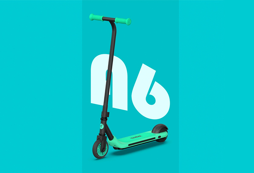Ninebot by Segway Zing A6 12 km/h Nero, Verde 2,5 Ah